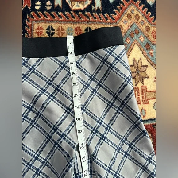 Ultracor Ultra High gray blue tartan Leggings M tights exercise - Picture 5 of 10